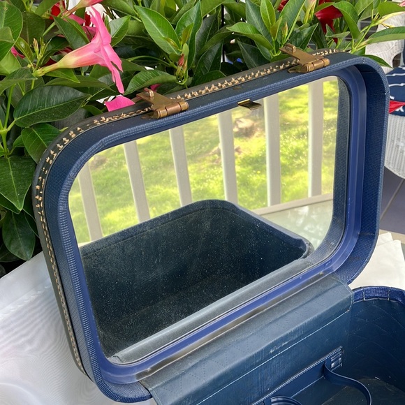 Lady Baltimore Bags Vintage Lady Baltimore Travel Makeup Vanity Train Case Luggage 4 X 1 X 8